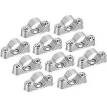 Sourcing Map PVC-Rohrschellen 8er-Set – U-förmig Für 32 Mm Außendurchmesser, Zur Fixierung Von Schläuchen & Rohren, Schwarz