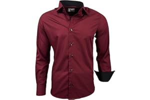 Subliminal Mode Chemise Homme Manches Longues | Coupe Classique | Confortable et Facile à Entretenir | Idéale pour Le Bureau et Sorties Décontractées