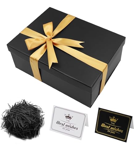 Scatola Regalo Con Coperchio E Nastro - 25x18x8,5 Cm Per Compleanni, Matrimoni E Natale - Foto 10