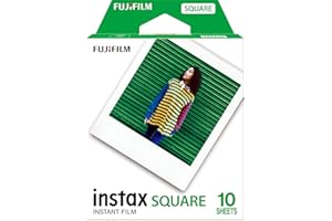 INSTAX Square ISO 800 Film with White Border, 10 Shot Pack