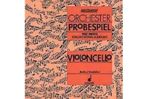 SCHOTT MUSIC Test Pieces For Orchestral Auditions (Cello) - Partituras