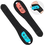 Pack 2 Muñequeras para Nintendo Switch/Switch Oled Joy-con - Tendak Pulseras Correa de Muñeca Ajustable para Just Dance 2023/