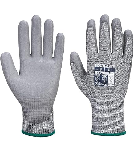 Achetez 5 paires Talle L | Gants de Protection 4X43C | Anticoupure Niveau 5 | Certifiés EN388 | Résistants aux Coupures avec Revêtement PU pour Sécurité Industrielle, Bricolage et Travaux Manuels Achetez 5 paires Talle L | Gants de Protection 4X43C | Anticoupure Niveau 5 | Certifiés EN388 | Résistants aux Coupures avec Revêtement PU pour Sécurité Industrielle, Bricolage et Travaux Manuels