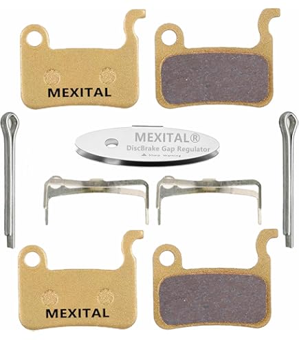 Plaquettes de ein de vélo en résine, 4 paires, pour Shimano Deore XT