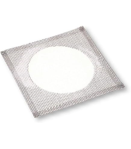 thumbnail image 2 of ScienceEquip Ceramic Center Wire Mesh Gauze Squares For Bunsen Burner (2pc Pack) 2 of 3