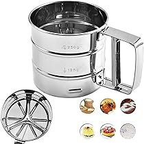 Setaccio Farina 3 Pezzi Acciaio Inox - 15cm, 20cm, 25cm | Maglia Fine - Foto 8