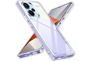 iVoler Anti-Amarillo Clara Funda para Xiaomi Redmi Note 13 Pro Plus 5G (No para Note 13 Pro 5G), [Protección Militar] Carcasa Bumper Teléfono Antigolpes Transparente Anti-Choques Silicona PC Duro Case