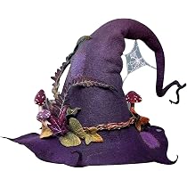 Generisch Halloween Hexenhut Damen, Hexen Hut Klassischer Schwarzer Erwachsene, Faltbarer Zauberer Hut, Praktisch Für Die Aufbewahrung, Hexenkostüm Zubehör Für Halloween, Karneval Und Themenpartys