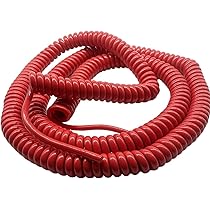 DQZRTUECA Spiralkabel 2-adrig 1,5mm² - Dehnbares Federkabel Für Flexible Verbindungen