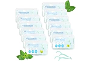 CAREHABI 600 Pezzi Archetti Filo interdentale,Archetti Filo Interdentale Forcella Con Aroma di Menta, Bastoncini di Filo Interdentale, Stuzzicadenti per Pulizia Denti