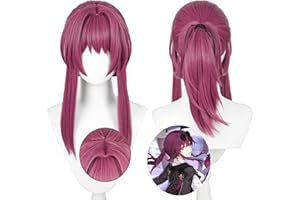 UTIEHD Pelucas de cosplay Honkai Star Rail para personajes en eventos de cosplay, exposiciones de anime, fiestas y Halloween (Kafka)