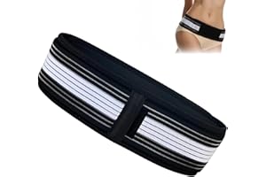 banjiabb Ceinture abdominale, ceinture sciatique, bandage de hanche, ceinture pour maux de dos, pour les douleurs au niveau du bassin, de la taille, du dos, de la hanche (140 cm)