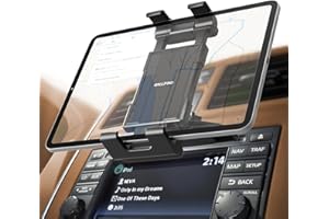 OHLPRO Support Tablette Voiture CD, Support iPad Voiture CD Rotatif à 360° Porte Smartphone Compatible iPad Mini Air Pro, Galaxy Tab, iPhone 5-13" Téléphones & Tablettes pour Navigation