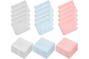XIZAO Lot de 30 Chiffons de Nettoyage en Microfibre de Qualité Optique 15 x 18 cm pour Nettoyage Verres Lunettes écrans ordinateurs