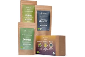 ‎BONATEA Tee Geschenkset mit 3 leckeren Bio Tee Sorten für Morgens, Mittags und Abends, Tee Geschenk für Frauen zu Weihnachten