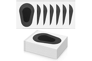 Dimeho 20 Pcs Adhesive Eye Patches Blackout Medical Eyepatch Sticker Non Woven Cotton Eye Shield Tape Disposable Easy Peeling Latex Free Eyecare Bandages Relieve Fatigue 3 × 2 Inches