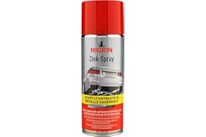‎NIGRIN NIGRIN Zinkspray, 400 ml, erneuert die Rostschutz-Beschichtung nach der Metall-Bearbeitung, langanhaltender Rostschutz, schnell trocknend