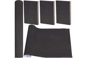 CRASPIRE 200x43cm Linen Book Cloth for Book Binding Black Self Adhesive Fabric Surface Paper Backed Bookcover Books Album Scrapbooking DIY Covering Protector Bookcloth Supplies