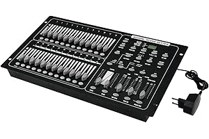 EUROLITE DMX Scene Setter Controller | Theaterlicht-Pult für 24 DMX-Kanäle, jede Szene in der Helligkeit einstellbar | 48 speicherbare Programme
