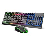 Ant Esports KM580 Gaming Backlight Keyboard and Gaming Mouse Combo | LED Wired Gaming Keyboard and Programmable Gaming Mouse