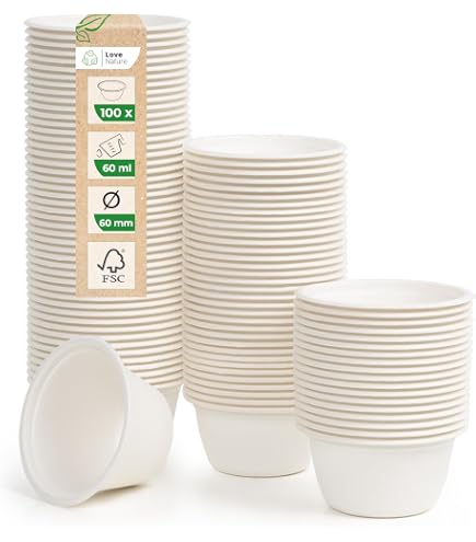250 pièces petit bols pour trempette sauces canapés confiture I Gobelet porti
