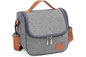 MANDARINMELON Bolsa Termica Porta Alimentos De 7lt. Bolsa Comida con correa desmontable. Nevera Portatil Plegable. Bolsa Isotermica infantil Para Playa, Trabajo Y Oficina.