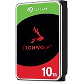 Seagate IronWolf, 10 TB, Internal Hard Disk, NAS, CMR 3.5 Inch, SATA 6 Gb/s, 7200 RPM, 256 MB Cache, RAID Networked Storage