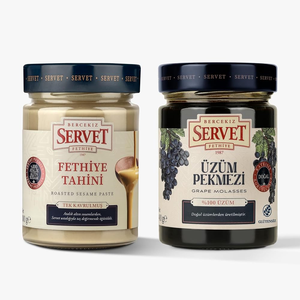 Servet Servet Tahini 300G + Üzüm Pekmezi 400G