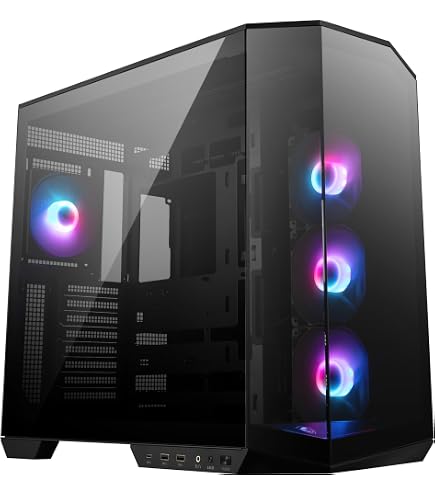 JONSBO - UMX4 Black in alluminio e vetro temperato ATX