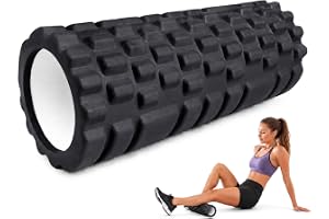 Foam Roller Massager för terapi och muskelmassage. Pilates och Yoga roller. Fitness Foam Roller. Skumcylinder för smärtlindring och träning på gymmet och hemma.