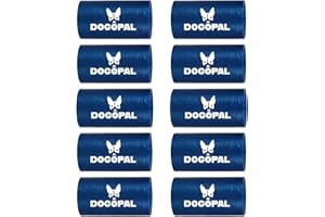 DOGOPAL Worki na odchody dla psów – 150 sztuk worków na odchody dla dużych L, średniej wielkości M i 360 DOGOPAL (10 rolek worków na odchody dla psów)