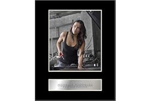ICONIC PICS Photo dédicacée encadrée de Michelle Rodriguez Fast and Furious