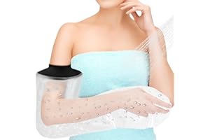 PLAGUFAS Waterproof Cast Cover Arm, Plaster Cast Waterproof Cover Arm, Reusable Cast Cover for Shower Arm Cast Waterproof Cover, Watertight Protection for Arm, Wrist, Reusable Cast Protectors