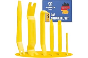 ‎SCHMITZ.TOOLS SCHMITZ.Tools Zierleistenkeile + Hebelwerkzeug Auto Set [6 Teile] Auto Demontage Werkzeuge Set - Verkleidungs Werkzeug - Türverkleidung Werkzeug - Plastikkeile Kfz - Auto Verkleidung Werkzeug