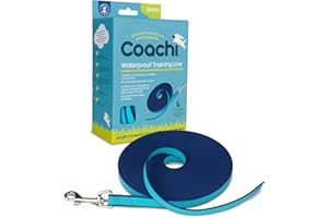 COMPANY OF ANIMALS Coachi Training Line 10m Safe Training Outdoors, Recall Training, Dog & Puppy Socialisation, Lightweight, Waterproof, Perfect for Stopping Chasing. Suitable for Medium & Large Dogs & Puppies
