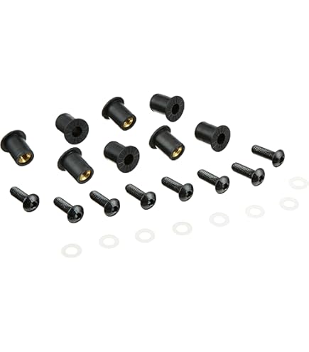 thumbnail image 2 of Xitomer 10 Sets M5x16 Alloy Windscreen Bolts Wellnut Bolt Kit, Windshield Installation Kit (Titanium), Windshield Hardware - Canada 2 of 14