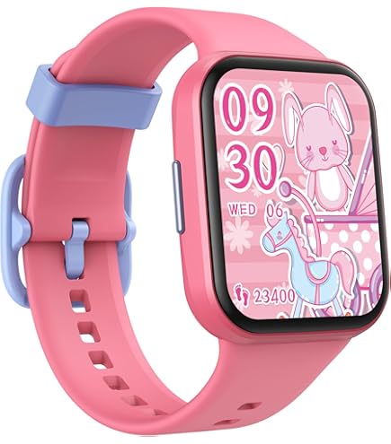 Kinderhorloge Smart Watch met GPS Tracker voor Kinderen – Roze