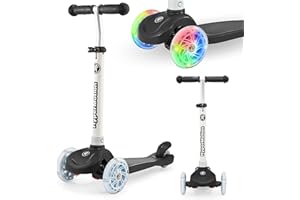 ‎HYPERMOTION HyperMotion Kinder Dreirad Scooter 3-8 Jahre, TRINGO Balance-Scooter, Rutschfester Podest, Verstellbarer Scooter für Mädchen, Jungen 3+, Max. Belastung 50 kg