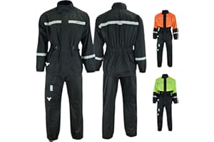 ‎BULLDT BULLDT Motorrad Regenkombi 2-teilig für Herren – Wasserdichte Regenjacke & Regenhose - luftzirkulierend Mesh-Innenfutter, reflektierend & winddicht – ideal für Motorradfahrer, Fahrradfahrer & Outdoor