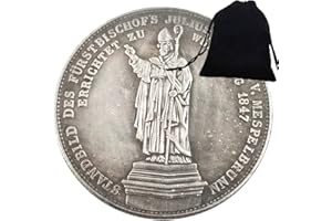 ZYZYZK SeTing 1847 Pièce de monnaie allemande prusse antique – pièces non circulées en nickel hobo reichsmark vieille pièce de monnaie porte-bonheur
