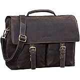 Hunter Leather Satchel Briefcase 