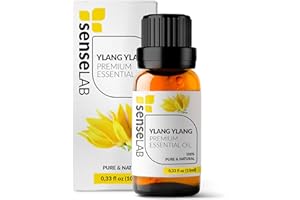 ‎SENSELAB Ylang-Ylang-Ätherisches Öl - 100% reines, natürliches Ylang-Ylang-Öl in therapeutischer Qualität - für Diffusoren und Luftbefeuchter - Haut- und Nagelpflegeöl - ein blumiger und süßer Duft (10 ml)
