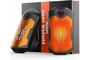 AIXPI Hand Warmers Rechargeable 2 Pack, Electric Handwarmers Reusable with 3 Levels Heat Up 8hrs to 20 hrs, Portable Pocket Hand Warmer Heater for Gloves, Sports, Golf, Camping, Gifts for Men Women