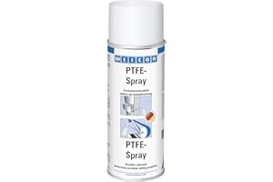 Spray PTFE WEICON 400 ml lubrifiant sec à effet antiadhésif sans graisse blanc