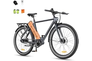 ENGWE P275 Bicicleta Electrica Adultos con 250W Motor Mid-Drive | 36V 19.2Ah Batería | Alcance Máximo 260 km | 25 km/h | 27.5" x 2.4 Neumáticos | Ebike para Desplazamientos Urbanos