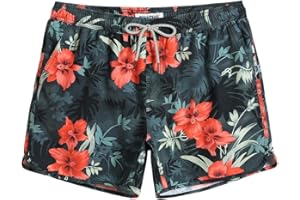 MaaMgic Bañador 5.5" Hombre de Natación Secado Rápido Interior de Malla 4-Way Stretch