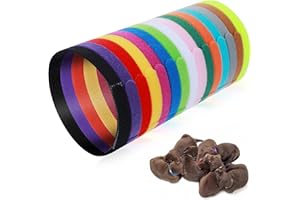 Molain Zestaw 15 Obroży dla Szczeniąt i Małych Kotów - Różne Kolory, Regulowane, Identyfikacyjne