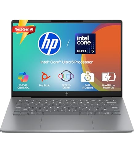 HP OmniBook X Flip 2-in-1 Copilot+ AI PC Laptop, 16