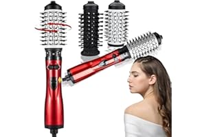 DEYROS 3-in-1 Hot Air Styler and 360 Rotating Hair Dryer for Dry Hair, Curl Hair,Straighten Hair, Multitudet Hair Dryer, Blow Dryer Brush for Styling and Frizz Control, Negative Ionic Brush