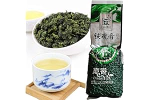 HELLOYOUNG 250g (0.55LB) Tieguanyin Oolong Tea Chinese Tikuanyin Té verde Anxi Tie Guan Yin orgánica natural Auténtico sabor de la rima Té Comida verde